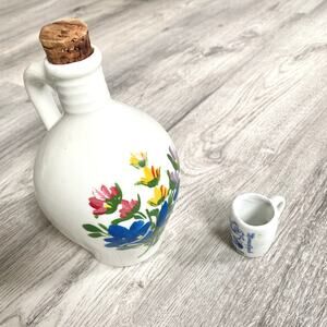 Rare Vintage Kayser Porcelain Empty Liquor Bottle